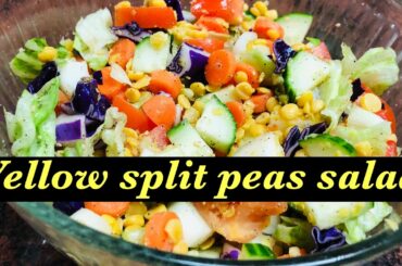 Yellow split peas salad | healthy and refreshing | summer vibes | recipe by MishJ lifestyle