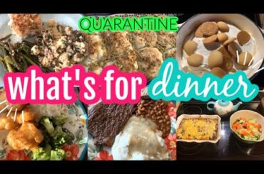 A WEEK OF DINNERS AT HOME! || COOK ONCE EAT TWICE QUARANTINE MEAL IDEAS