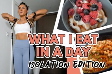 WHAT I EAT IN A DAY | healthy + high protein