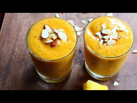 Healthy tropical smoothie! #smoothie #healthy #food Healthy tropical smoothie! #smoothie #healthy #food