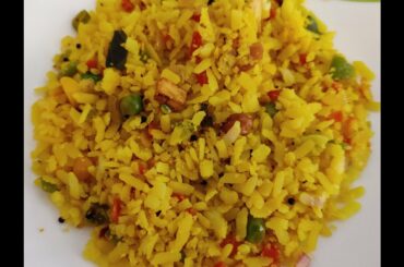 Poha (healthy breakfast/snacks recipe)!!!