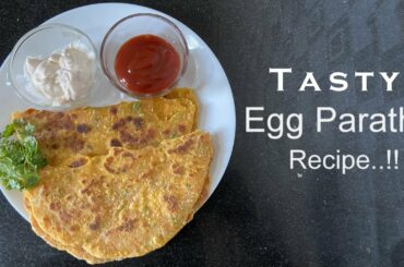 Healthy Breakfast Just in 10 Min || Egg Paratha Recipe In Telugu || Homemade Egg Paratha