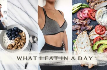 EXACTLY WHAT I EAT IN A DAY TO LOSE WEIGHT & STAY FIT - HOW I LOST MY BELLY FAT/LOW CALORIE MEALS