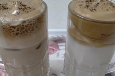 Dalgona Coffee Recipe in 2 ways | How To Make Whipped Coffee | By Cook10