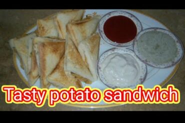 Spicy Potato Sandwich | How to make Potato Sandwich at Home | Healthy Potato Sandwich |Potato Toast#