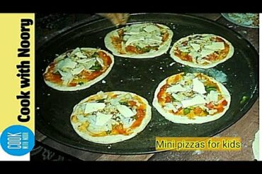 mini pizzas for kids|  mini pizza recipe without oven| healthy snacks for toddlers and preschoolers