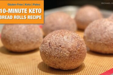 5-Minute Keto Bread Rolls Recipe [Keto, Paleo, Gluten-Free]