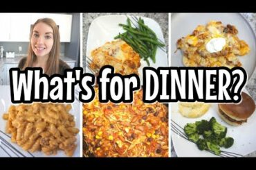 WHAT'S FOR DINNER? // EASY DINNER IDEAS // SIMPLE DINNER RECIPES