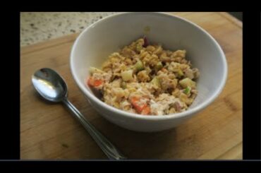 CHICKPEA PASTA &TUNA SALAD // easy healthy lunches