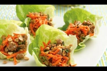 Healthy Turkey Lettuce Wraps/Healthy Dinner Recipes for Weight Loss (RUBY KITCHEN)