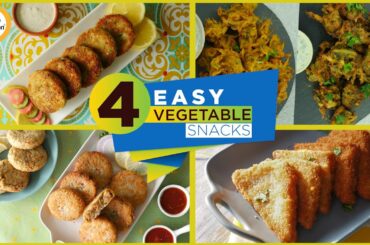 4 Easy Vegetable Snacks Recipes By Food Fusion