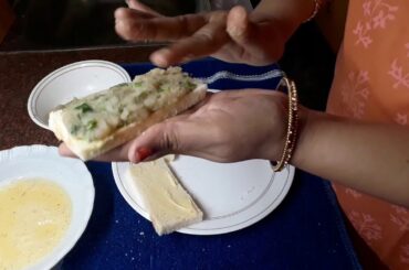 Mukhorochok breakfast item hishebe thaklo..Potato Sandwich