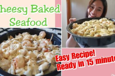 Easy baked seafood recipe | 15 minutes meal , easy dinner recipe