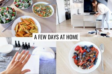 VLOG | Organize With Me, At-Home Manicure & Food I’m Loving | Annie Jaffrey