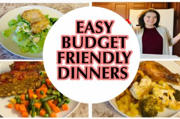 EASY + AFFORDABLE FAMILY DINNER IDEAS | BUDGET FRIENDLY MEAL IDEAS | STAY HOME COOK WITH ME