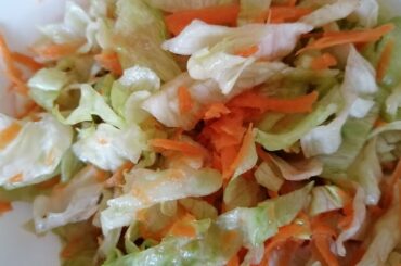 HOW TO PREPARE QUICK SIMPLE SALAD for a hustler #cookwithme