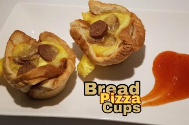 Bread Pizza Cups | Easy Recipe | Breakfast Ideas