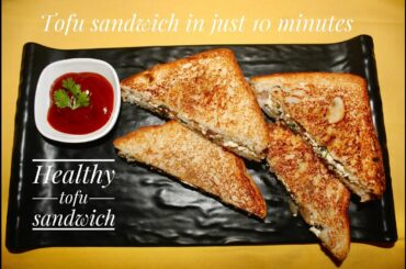 #nivala how to make healthy tofu sandwich? || tofu sandwich in just 10 minutes || lockdown recipe #2