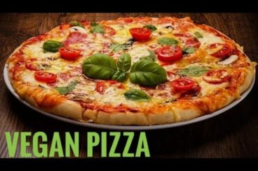 vegan pizza,how to make a healthy pizza at home 🌱🌱