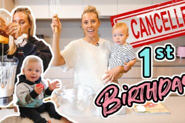we had to cancel Fox's birthday party...but I made a healthy birthday cake! [VLOG]
