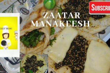 Zaatar Manakish Recipe|Middle East Street Food|Flat/Pita Bread Quick Healthy Recipe in Urdu Hindi