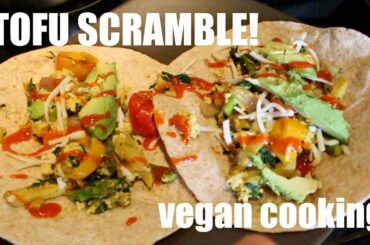 My Tofu "Scramble" Recipe : Vegan (Plant-Based) Healthy Cooking with Sage Canaday!