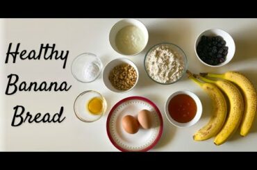 Vlog 3 - Super Moist and Healthy Banana Bread Recipe with Atta (Whole Wheat Flour) | Snack Ideas