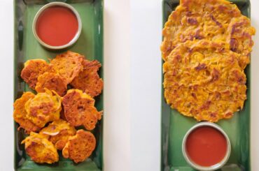 BREAKFAST & SNACK WITH 1 RECIPE! 🧅 Onion Cheela |Onion Pakoda | Quarantine Breakfast Snack Recipe