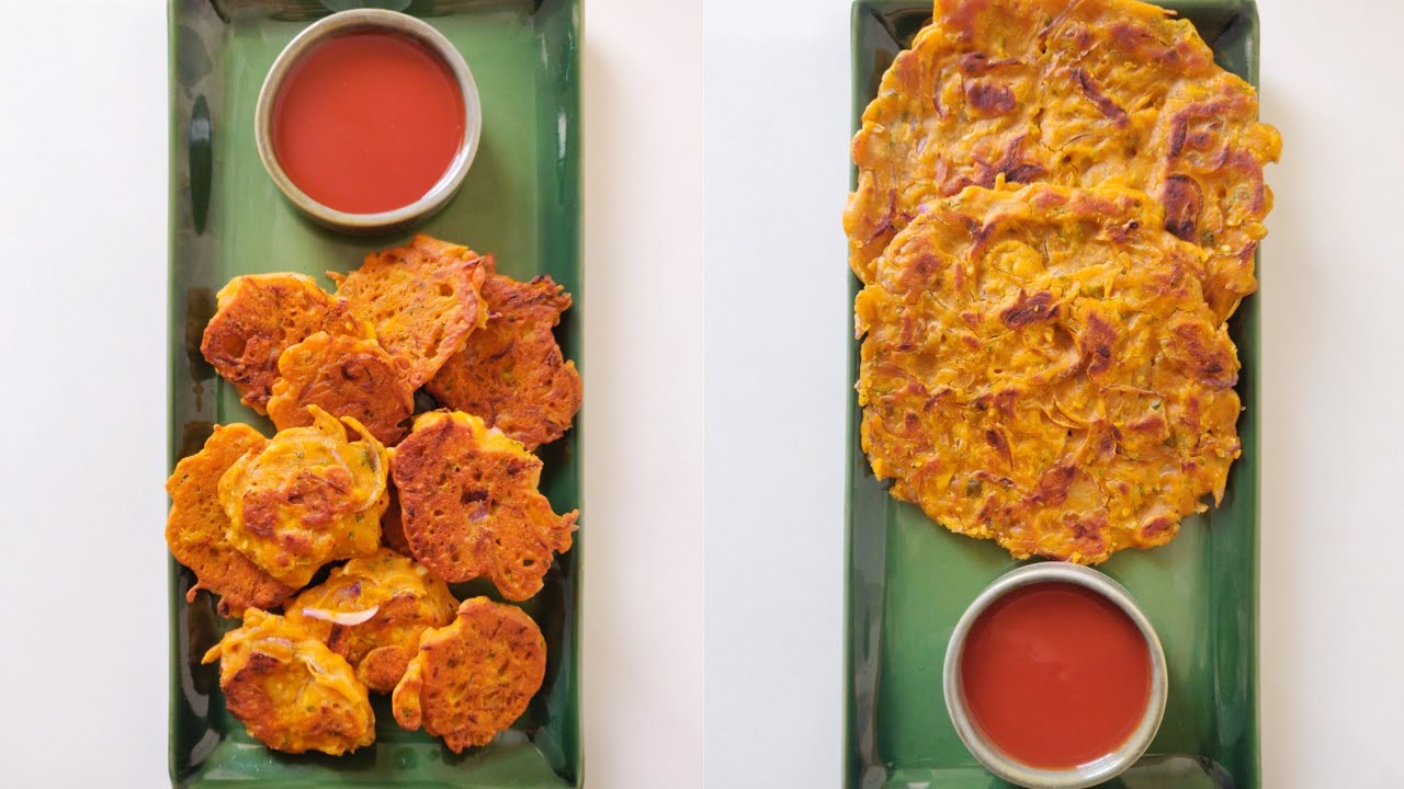 BREAKFAST & SNACK WITH 1 RECIPE! 🧅 Onion Cheela |Onion Pakoda | Quarantine Breakfast Snack Recipe BREAKFAST & SNACK WITH 1 RECIPE! 🧅 Onion Cheela |Onion Pakoda | Quarantine Breakfast Snack Recipe