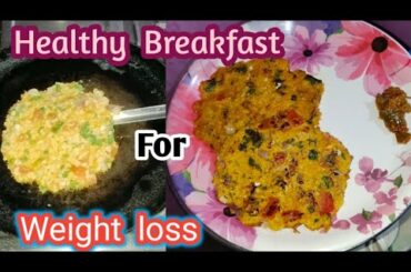 weight loss Breakfast | Oats chilla |  Diet recipe | Quick weight loss food | Subhashree's vlog |
