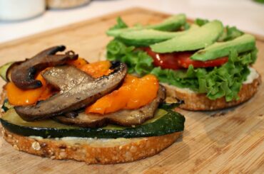 Roasted Vegetable Sandwich | Vegan Recipe