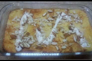 Bread Pudding- Easy & Healthy Recipe for Kids by Let's Cook & Design with Annie Khan..............