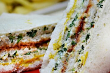 Healthy Sandwich Recipe in 2mins |  Rainbow  Easy and tasty ( Tea Snack) at Taste with Taj