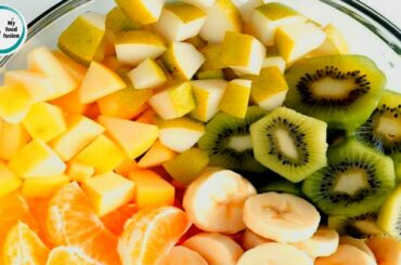 Healthy Fruit Salad  Platter For Iftar party  |  My Food Fusion Recipes