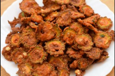 Pavakkai chips | Bitter gourd chips | Healthy snacks recipe