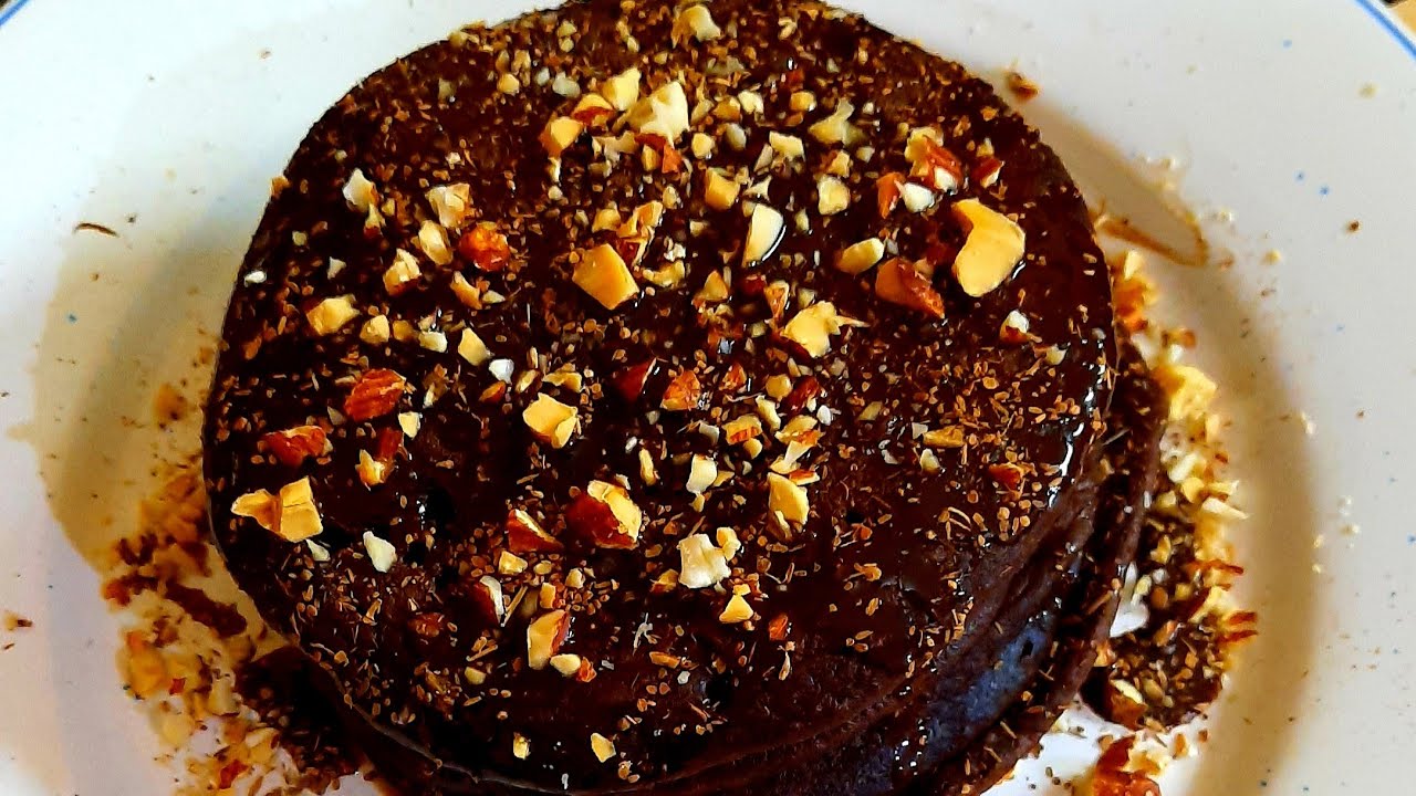 Chocolate oats pancakes | Healthy recipes | Anju's cooking π©βπ³ Chocolate oats pancakes | Healthy recipes | Anju's cooking π©βπ³