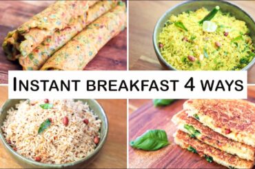 Instant Breakfast Recipes - Breakfast 4 Ways - Lockdown Recipes