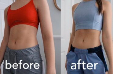 my body after i stopped late-night snacking for 1 week