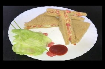 Veg-Mayo Sandwich Recipe।Healthy & Quick Sandwich Recipe।बिना उतवे और ओवन के सलाद मयोनीज सैंडविच ।