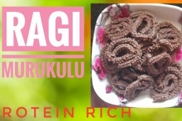 protein rich ragi murukulu || healthy snacks for kids and adults రాగి మురుకులు