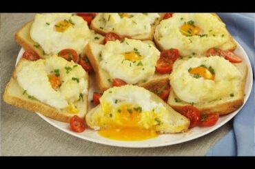 Cloud egg sandwich: easy, quick and delicious!