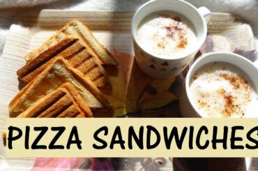 pizza sandwiches |home made cream sandwiches |kids' snacks ideas| healthy sandwiches