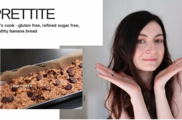 Bake with me: gluten free, refined sugar free, healthy banana bread