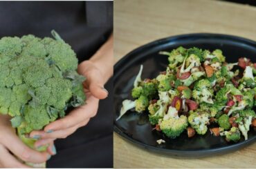 Broccoli Salad Recipe with Healthy Dressing