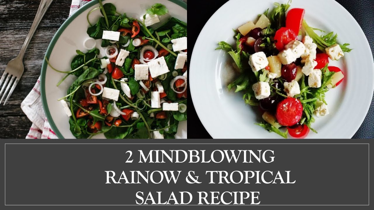 TASTY AND HEALTHY FITNESS SALAD – 2 healthy salad recipes for weight loss | easy salad recipes| 5 TASTY AND HEALTHY FITNESS SALAD - 2 healthy salad recipes for weight loss | easy salad recipes| 5