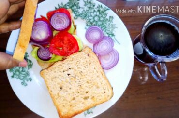 Brown Bread Sandwich || Healthy Breakfast || Mukbang || Anamika ASMR || Eating show