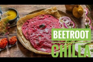 Beetroot chilla recipe । चुकंदर का चीला कैसे बनाएं।
