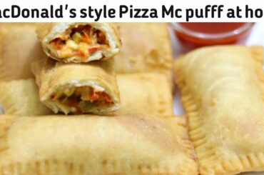 Pizza Mc Puff recipe | MacDonald's style recipe | breakfast ideas | quick and easy | foodian