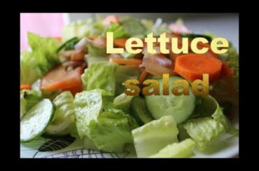 Rommane lettuce salad//Diet salad//Lettuce recipe//Healthy salad// Chef udaya//Fresh salad