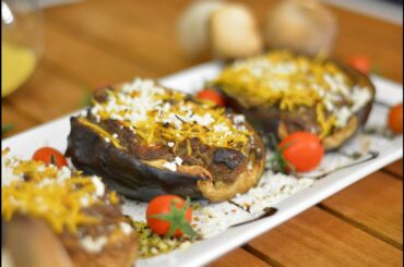 How to make vegan Maltese Brungiel Mimli (stuffed aubergine)